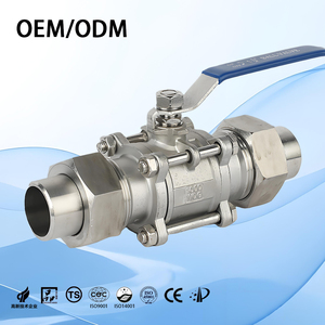 Nhiệt độ cao thép không gỉ 3PC <span class=keywords><strong>Ball</strong></span> valve cho gas nước phương tiện truyền thông với áp lực giảm chức năng tùy chỉnh OEM - Product Image 6