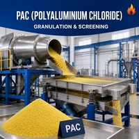 Poudre coagulante de traitement de l'eau au chlorure d'aluminium de base (PAC)