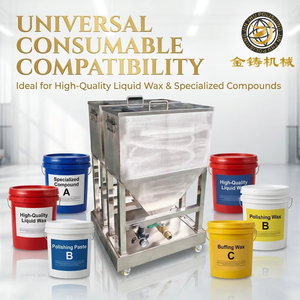 Solution de cirage automatique industrielle - Ensemble personnalisable de réservoir et pistolet pour composé liquide, idéal pour le polissage des métaux - Product Image 1