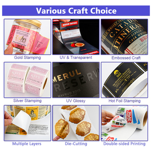 Etiquetas Adhesivas Personalizadas con Logotipo, Etiquetas Redondas de Papel Vinilo, Impresión de Etiquetas Adhesivas Impermeables en Rollo - Product Image 5