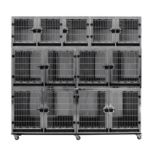 Jaula Modular para Perros y Gatos de Acero Inoxidable SUS304/201 para Tienda de Mascotas, Perrera - Product Image 1