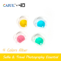 Caiul 2026 Fuji Instax Mini13 – Filtres de protection anti-buée couleur pleine quadricolore 49 mm