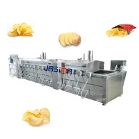 Línea Automática para Freír Papas Fritas y Patatas Fritas |   Mezcla de Aceite y Agua |   Correa Doble
