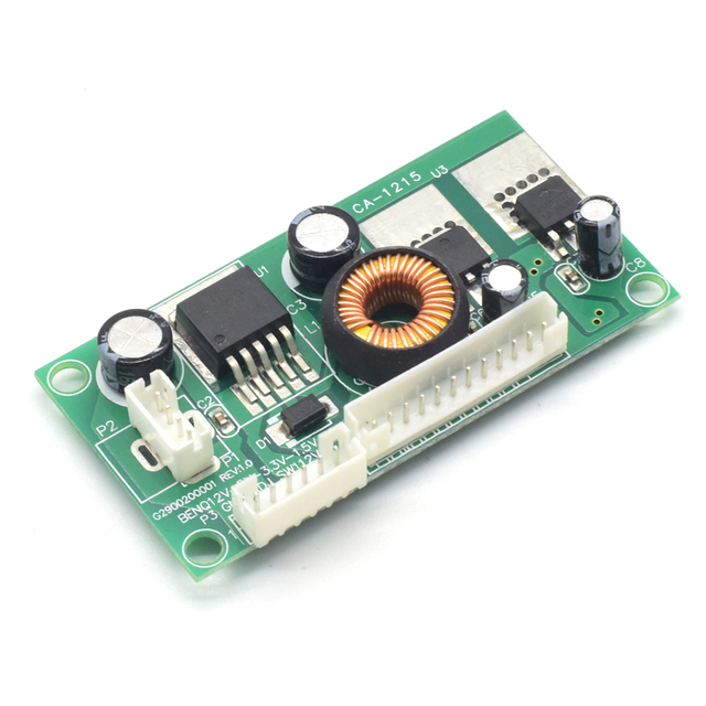 CA-1215 12V to 5V to 3.3V to 1.5V Step down Power Module for LCD Repair DC Converter Board ICs Product..
