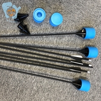 Ensemble de tir à l'arc de combat pour 1 personne, flèches à pointe en mousse EVA, arc recurve Junxing, carbone plastique, sport de plein air, jeu de tir, flèches La Funcosa
