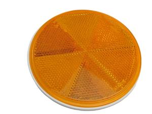 جولة منعكس البلاستيك ضوء عاكس السلامة عاكس 80 مللي متر مقطورة عاكسات - Product Image 4