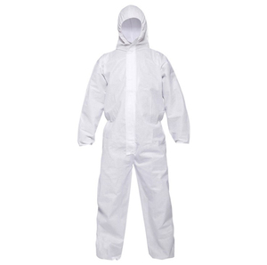 Trajes Desechables con Capucha Junlong EN14126 Tipo 5/6 Blancos, Microporosos, Impermeables y Antiestáticos - Product Image 6