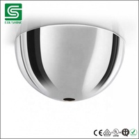 Base de lampe led en métal, baldaquin de lampe, plafond en rose
