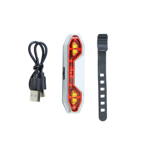 Feu arrière USB <span class=keywords><strong>rechargeable</strong></span> pour vélo <span class=keywords><strong>de</strong></span> nuit, clignotant pour VTT, lumière d'avertissement pour vélo <span class=keywords><strong>de</strong></span> route, <span class=keywords><strong>lampe</strong></span> LED arrière <span class=keywords><strong>de</strong></span> sécurité à stroboscope pour cyclisme - Product Image 2