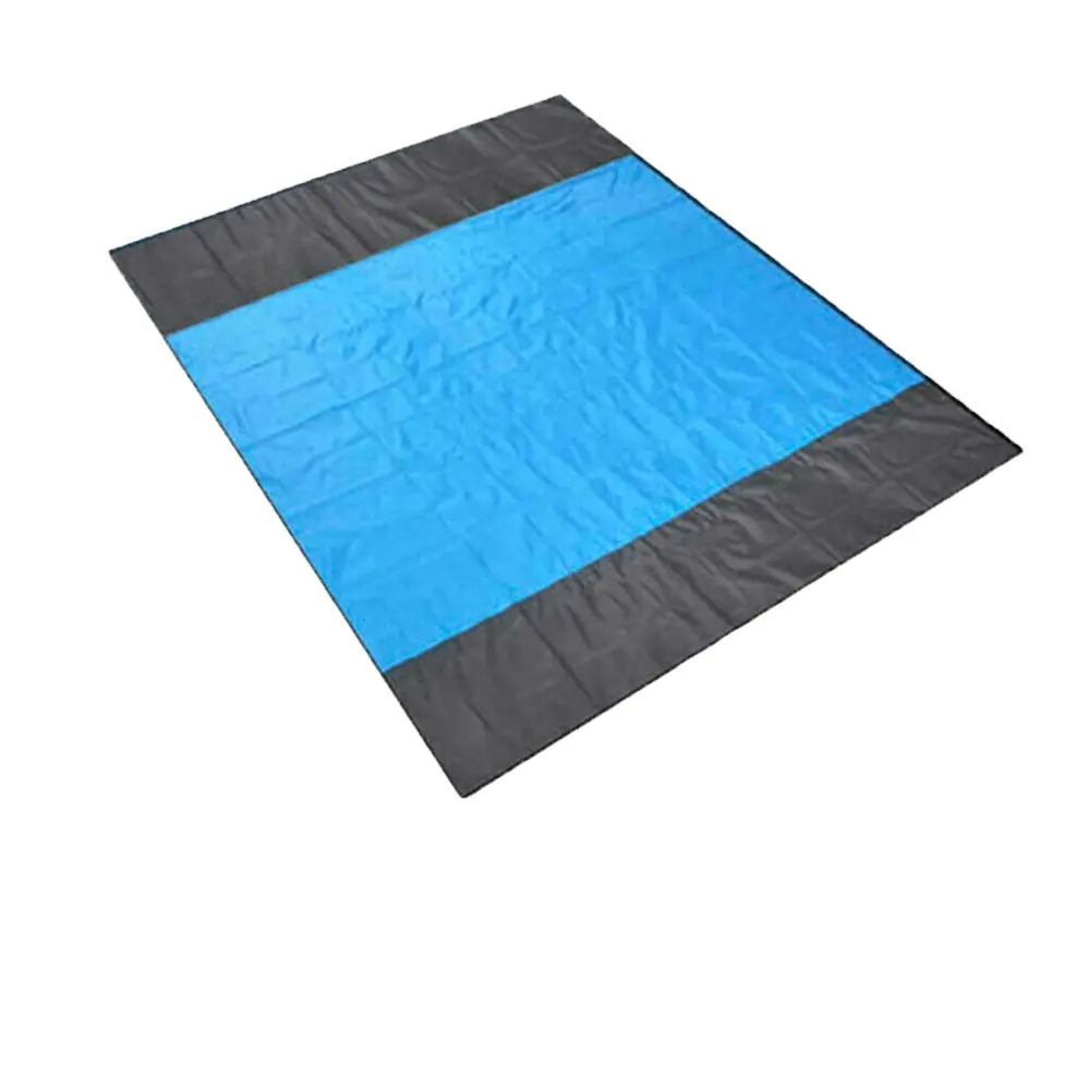 Outdoor Portable Sand-proof Waterproof Polyester Camping Beach Blanket Foldable Printed Picnic Beach Mat