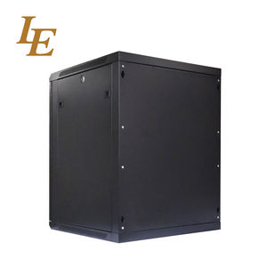 Armoire réseau murale 6RU 9RU de 19 pouces à emballage plat SKD, largeur 600 mm, porte frontale en verre trempé avec bordure perforée - Product Image 5