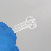 Vis à tête fraisée Phillips en polycarbonate M2 M3 M4 M5 M6 M8 M10, vis de machine en plastique