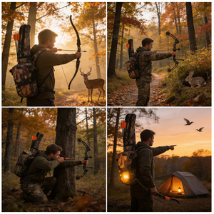 Sac à dos <span class=keywords><strong>de</strong></span> tir à l'arc camouflage, sac <span class=keywords><strong>de</strong></span> rangement portable pour flèches, pour <span class=keywords><strong>la</strong></span> chasse, le tir, l'organisation <span class=keywords><strong>de</strong></span> l'équipement <span class=keywords><strong>de</strong></span> tir à l'arc en plein air - Product Image 3