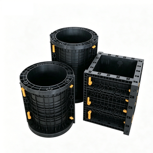 Moule réglable en plastique pour colonnes en béton, coffrage pour piliers à vendre - Product Image 1