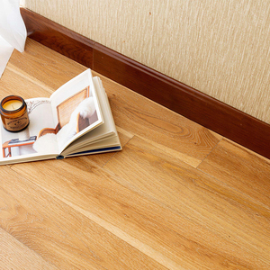 Plancher de bois dur solide de chêne Plancher de bois d'intérieur moderne blanc - Product Image 3