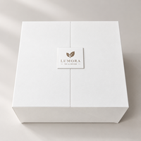 Boîte cadeau rigide à double porte magnétique personnalisée pour l'emballage de cosmétiques et de parfums, carton recyclable avec insert personnalisé