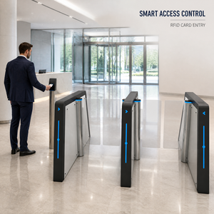 Cancello di Sicurezza GYM a Prezzo di Fabbrica, Barriera di Controllo Accessi RFID con Codice QR per Aeroporti - Product Image 2