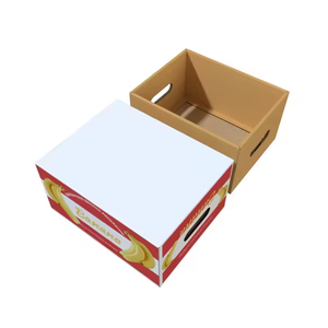 Recycled Corrugated Paper <strong>Box</strong> for Nice <strong>Fruit</strong> Storage Glossy Lamination for Apple and Banana <strong>Packing</strong> &amp; Feeding <strong>Fruit</strong> Carton - Product Image 2