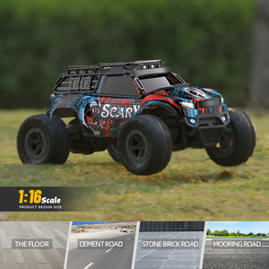 Voiture de course RC tout-terrain 4x4 2,4 GHz 4 canaux HSP Jouets de voiture RC 1/16 avec pièces de rechange - Product Image 4