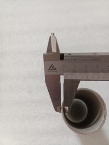Cartouche filtrante en poudre frittée Fluidguard SS316L 50x120mm 100 microns 3mm d'épaisseur de paroi Double extrémité ouverte Filtration industrielle - Product Image 6