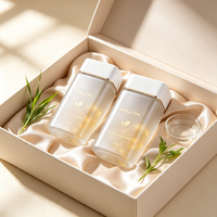 Bouteille en verre carrée personnalisée Frost 90ml 120ml vide pour capsules, pilules, bonbons gélifiés, suppléments alimentaires avec bouchon à vis