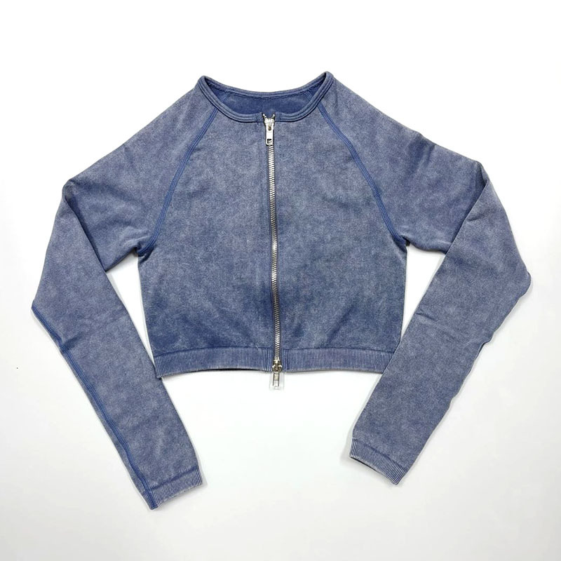 Manches longues gris bleu