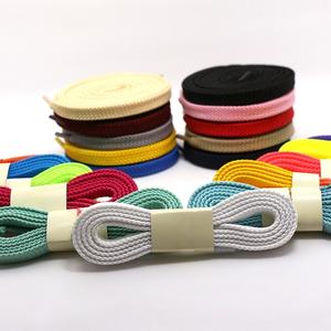 Lacets plats épais de 8 mm en polyester, lacets de remplacement colorés pour baskets, chaussures décontractées, vente en gros, design double couche - Product Image 5