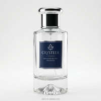 Boîte de parfum de luxe de haute qualité, flacons en verre, boîte cadeau imprimée, tube en papier