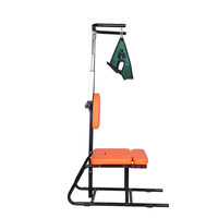 Chaise et tabouret d'inversion cervicale pliables en métal Junlaole pour soulager les douleurs au cou et la thérapie physique à domicile