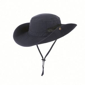 Summer Breathable Safari <b>Hats</b> Wholesale Fisherman Bucket <b>Hat</b> <b>Sun</b> Protection Boonie <b>Hats</b> for <b>Men</b> - Product Image 5