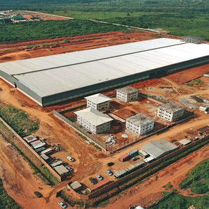 Casa Prefabricada <span class=keywords><strong>de</strong></span> Alta Calidad, Estructura <span class=keywords><strong>de</strong></span> Acero Ligera y Estable, Taller <span class=keywords><strong>de</strong></span> Estructura Metálica Ligera - Product Image 1