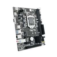Motherboard Komputer H61 Express Chipset H81 B75 1000M Desktop Mother Board DDR3 PC Mainboard untuk Komponen PC