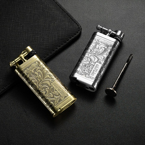Encendedor de pipa vintage Monsoon con herramienta multiusos, rueda de encendido arenada y llama suave angular <span class=keywords><strong>para</strong></span> fumar, logotipo personalizado, venta al por mayor - Product Image 4