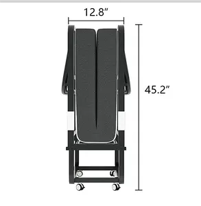 Letto pieghevole con materasso portatile pieghevole Roll via letto per adulti per gli ospiti