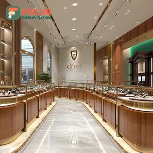 Fabricante de Sistemas Modernos de Exhibición de Joyería Personalizados, Mostrador de Exhibición para Joyería con Marco de Madera - Product Image 6