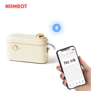 NiiMbot 2023 New Coming H1/H1S Vintage Wireless Printing Sticker Home Use Office Fast IOS Android Printer with continuous paper