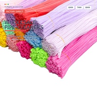 Pembersih Pipa Kerajinan 7mm 30cm, Batang Chenille, Kawat Bulu, Pembersih Pipa DIY, Perlengkapan Bunga Buatan Tangan, Grosir, Supplier Partai Besar