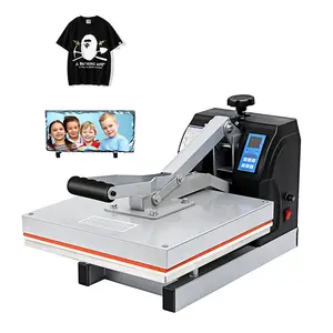 Máquina de prensado en caliente para camisetas, prensadora de transferencia por sublimación de 15x15 pulgadas, de calidad Industrial