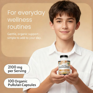 Bán buôn tinh khiết Hữu Cơ <span class=keywords><strong>Halal</strong></span> giấy chứng nhận tự nhiên Ashwagandha chiết xuất bổ sung viên nang - Product Image 4