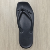 Tongs tendance à bout carré en EVA, marque personnalisée |   Tapis de plage premium écologique, doux et confortable pour l'été |   Antidérapant ondulé