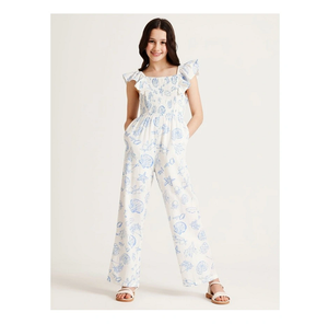 Robe d'été en coton pour filles, mignonne, avec un look inspiré des tendances, tissu doux et respirant, coupe confortable pour jouer - Product Image 1