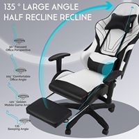 2025 luxe ergonomique 2D accoudoirs chaise de course environnements multiples adapté chaise de jeu ensemble de meubles pour bureau à domicile
