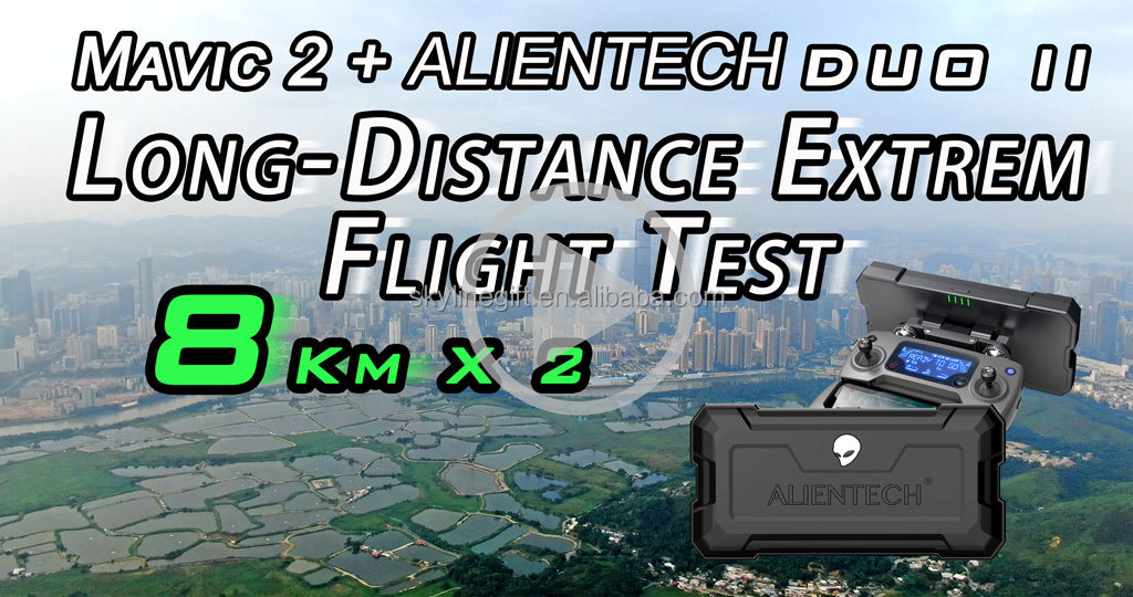 ALIENTECH DUO II 2.4G/5.8G Signal Booster Antenna Range Extender for DJI Mavic Air 2 / Mini 2 Drones