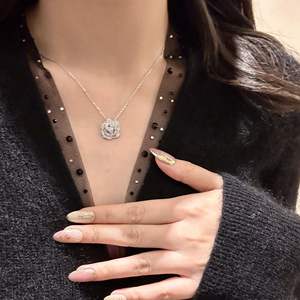 Nouveau collier pendentif papillon en jade d'eau naturel chinois, matériau dangereux, argent pur S925, chaîne de clavicule, bleu glacé, dangereux - Product Image 4