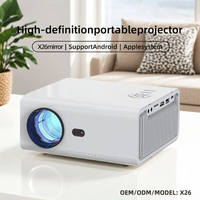 Projecteur X26 à succès : Projection haute luminosité, Wi-Fi, Bluetooth, idéal pour le jeu à domicile et l'éducation en classe