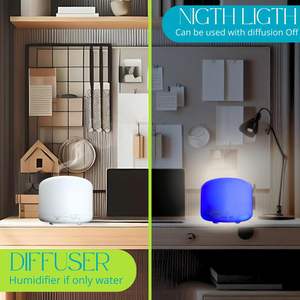 Difusor de Aceites Esenciales Ultrasónico Portátil USB sin Agua, Humidificador de 500 ml para Habitaciones Grandes, Venta al por Mayor - Product Image 5