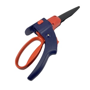 Cisaille à gazon manuelle Kwang Hsieh 360 degrés avec poignée en ABS, lame en acier au carbone moyen, rouge/noir, largeur de coupe 7,5 cm - Product Image 2