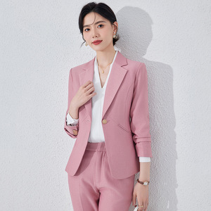 Women's Suit Set Polyester Full Sleeve Spring Office Lady Anti-Wrinkle Formal <b>Work</b> Wear - Product Image 3