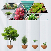 Pot de bonsaï à air en lévitation écologique Pot de fleur à suspension à lévitation magnétique moderne Matière plastique intelligente numérique
