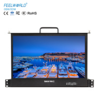 Monitor de Transmisión en Vivo SEETEC SC173-HSD-56 de 17.3 Pulgadas IPS para Escritorio, Montaje en Rack Extraíble de 1RU, Pantalla LED Full HD 1920x1080